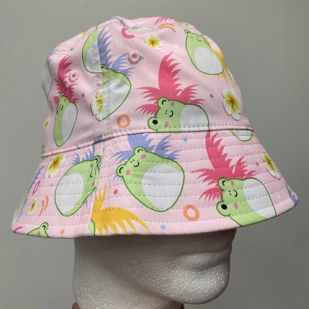 Wendy Frog Squishmallows Sun Bucket Hat Kids One Size Fits Most‎